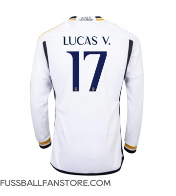 Real Madrid Lucas Vazquez #17 Replik Heimtrikot 2023-24 Langarm